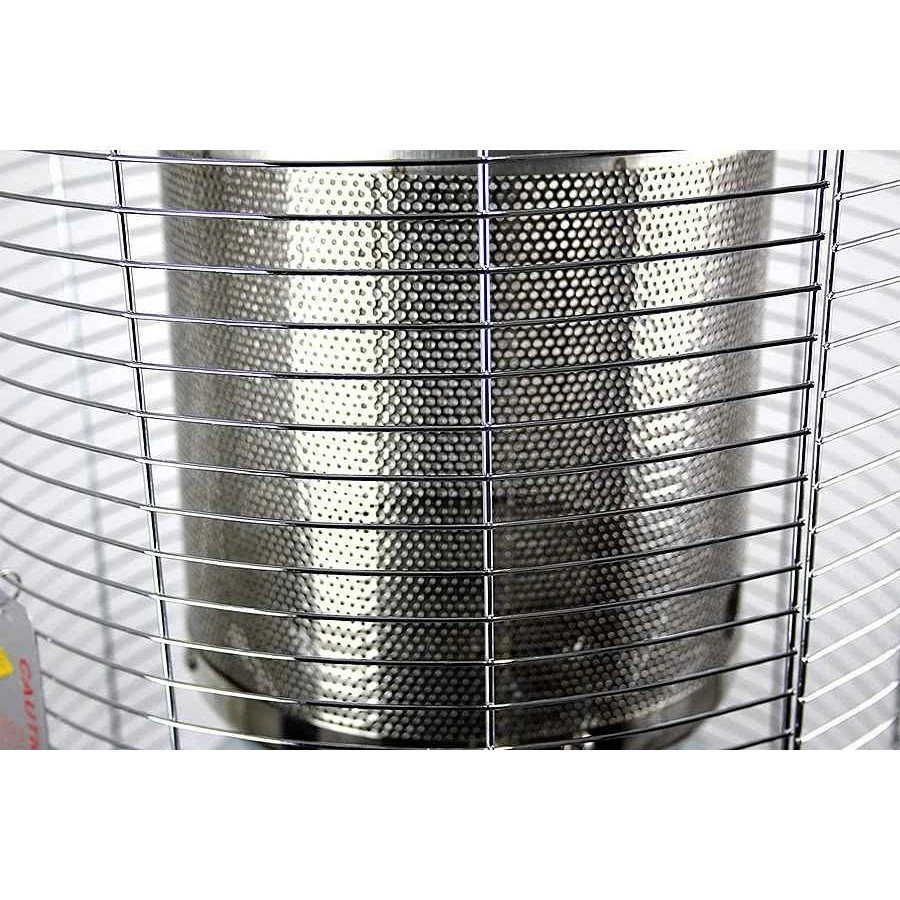 Estufa Exterior Metal Color Negro Serie Prometeo 38cm - Imagen 2