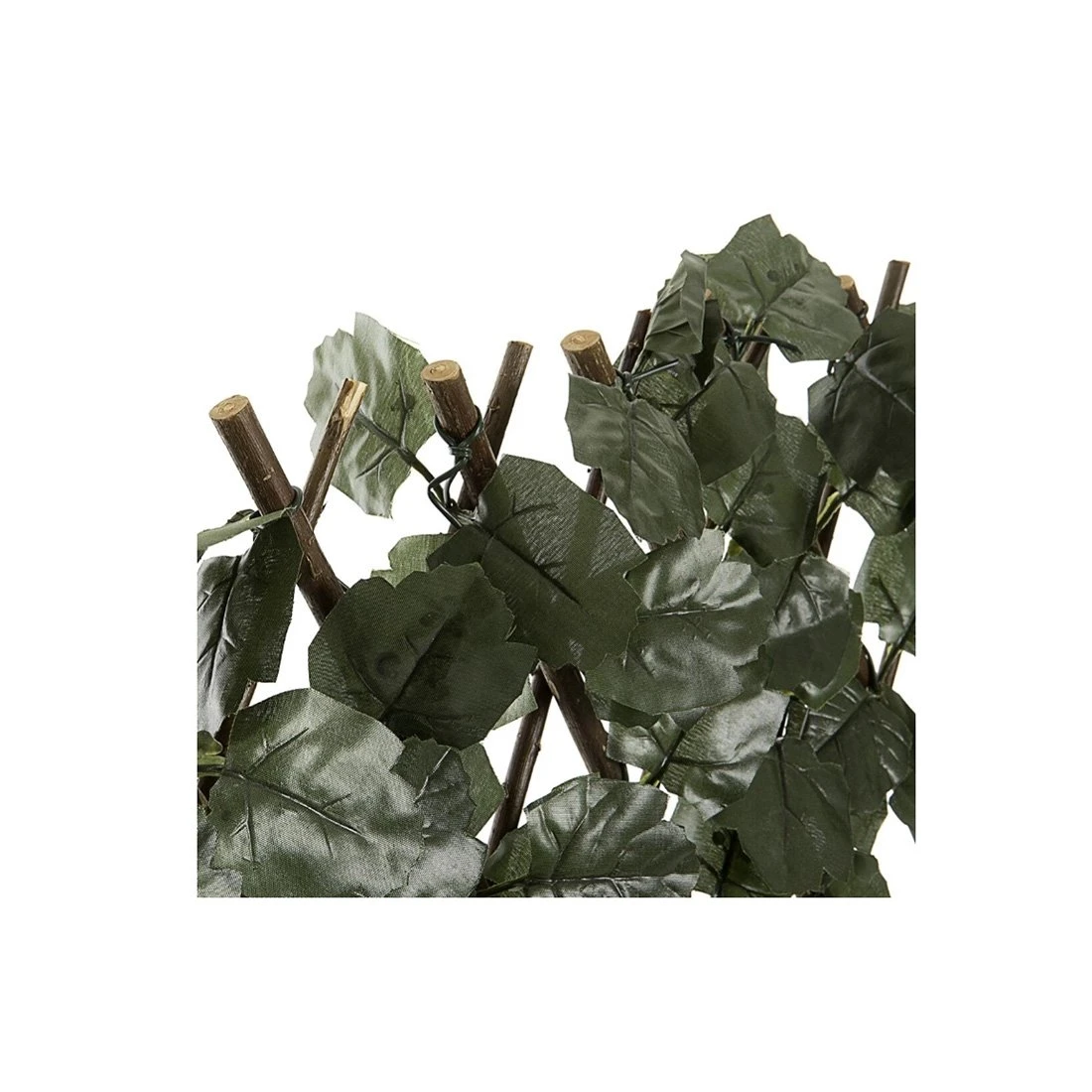 Acomoda Textil – Celosía Extensible De Mimbre Natural Con Hojas 120x180 Cm. - Imagen 4