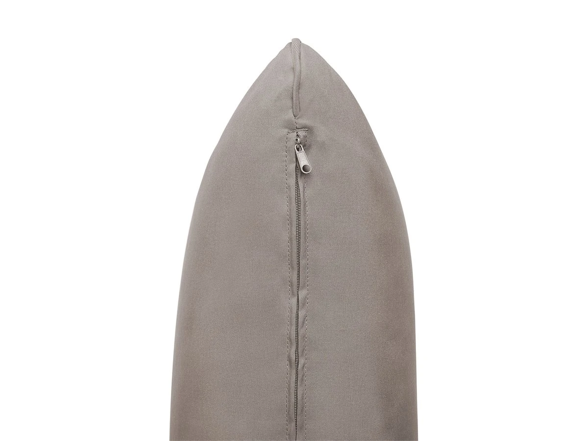 Banco De Jardín En Madera Clara Con Cojines Grises PORTICI - Imagen 10