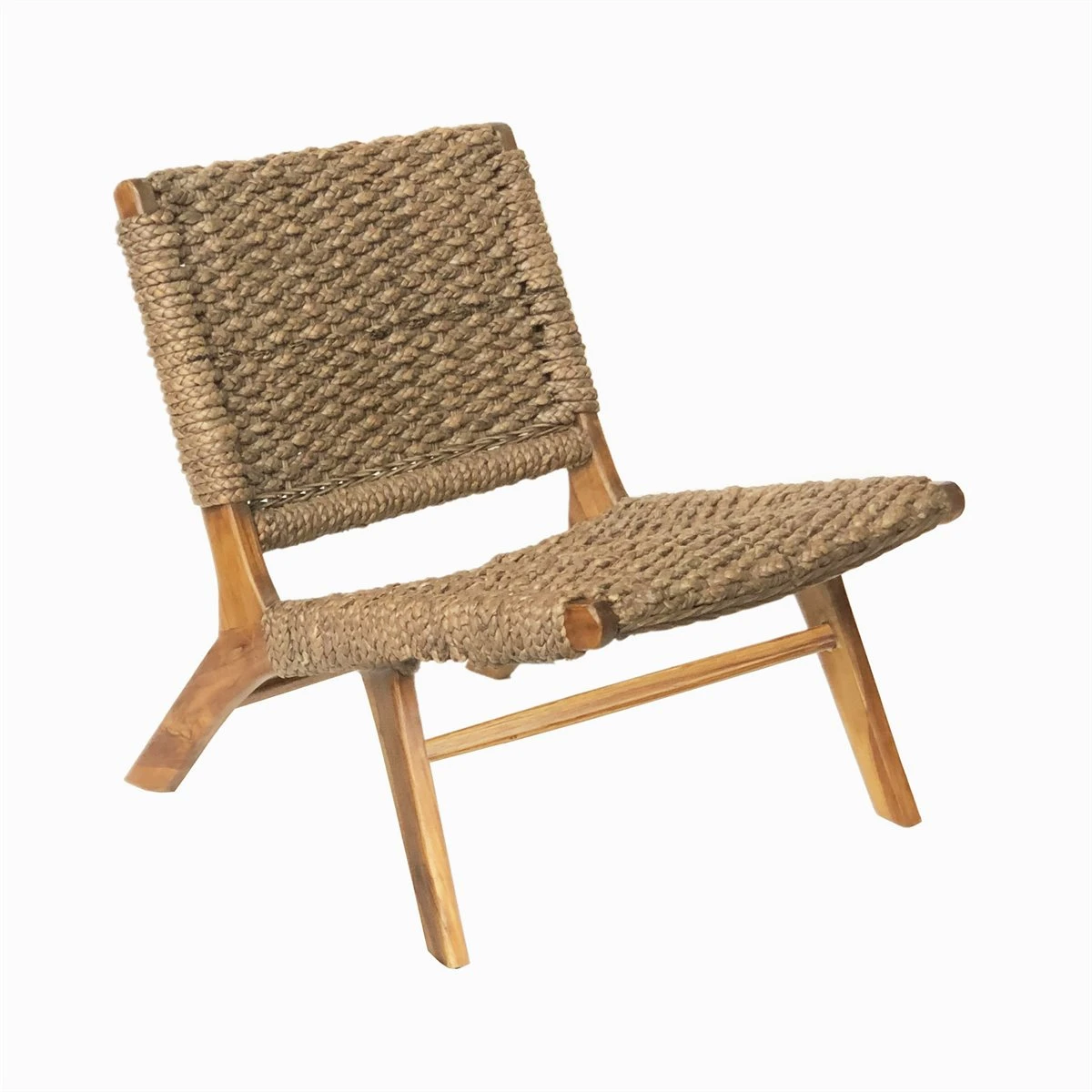 HABANA 2 SILLA NATURAL TIRAS DE JACINTO DE AGUA