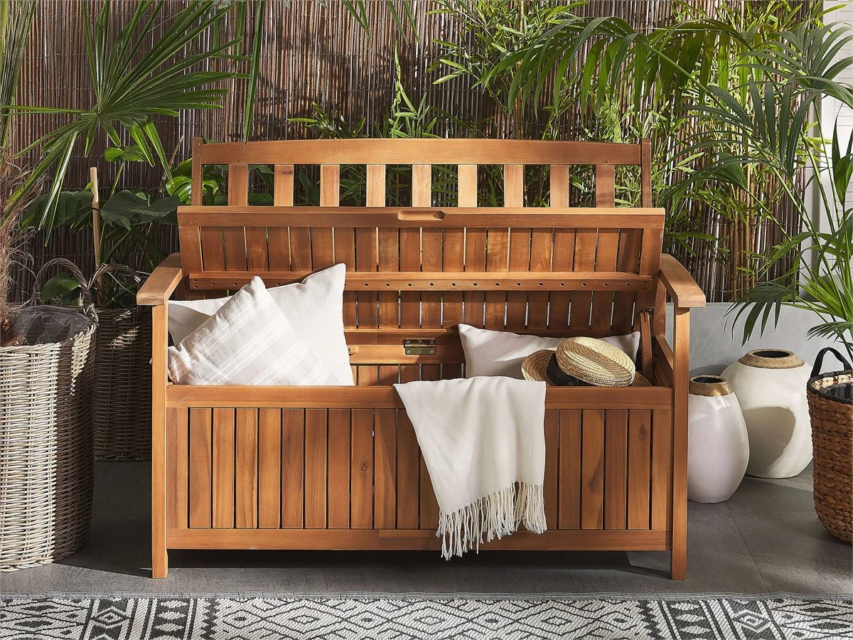 Banco De Jardín De Madera 120 Cm SOVANA - Imagen 4