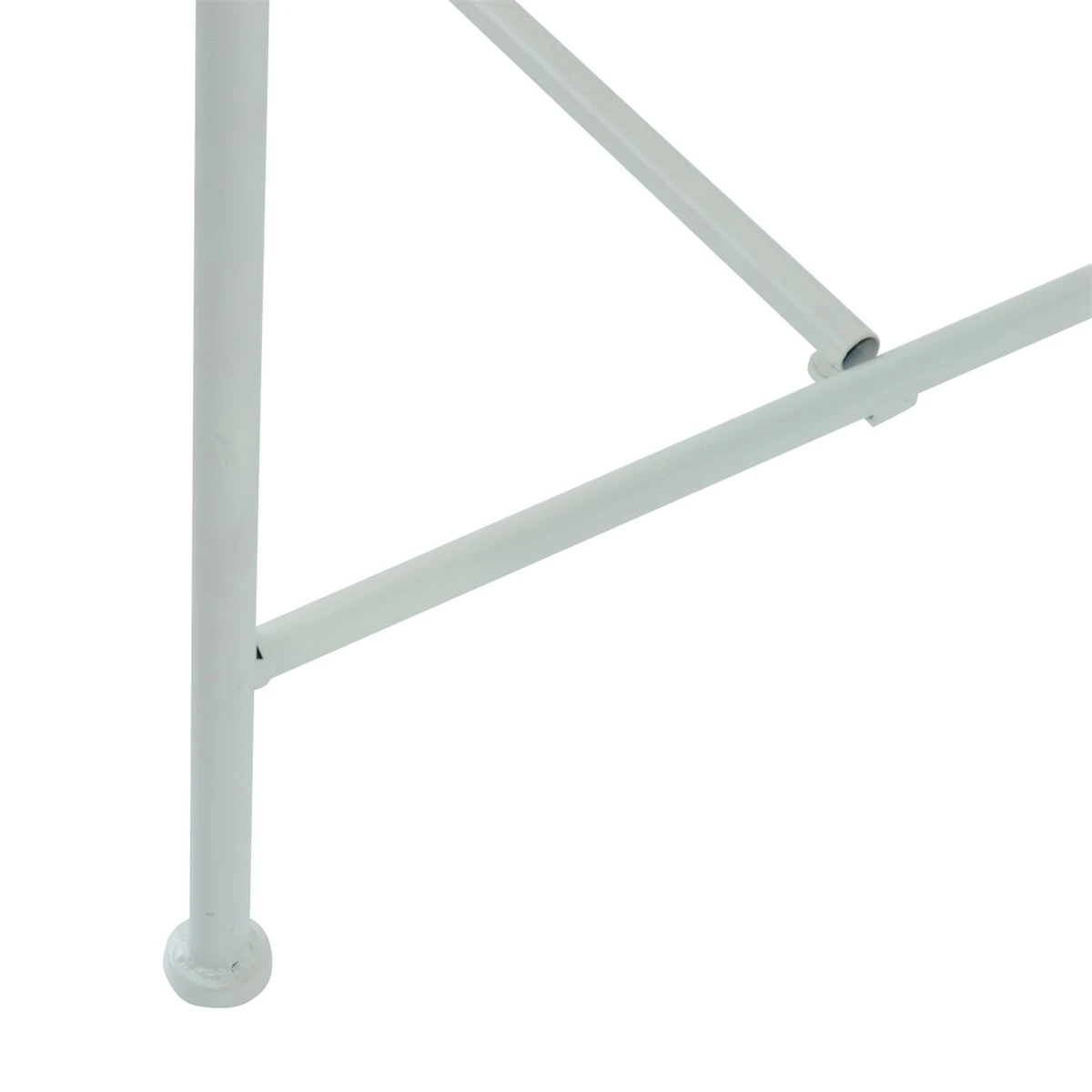 Outsunny Banco De Jardín De 2 Plazas 113,5x50x93,5 Cm Banco De Terraza De Metal Con Respaldo Decorativo Y Reposabrazos Vintage Para Exterior Carga 200 Kg Crema - Imagen 8