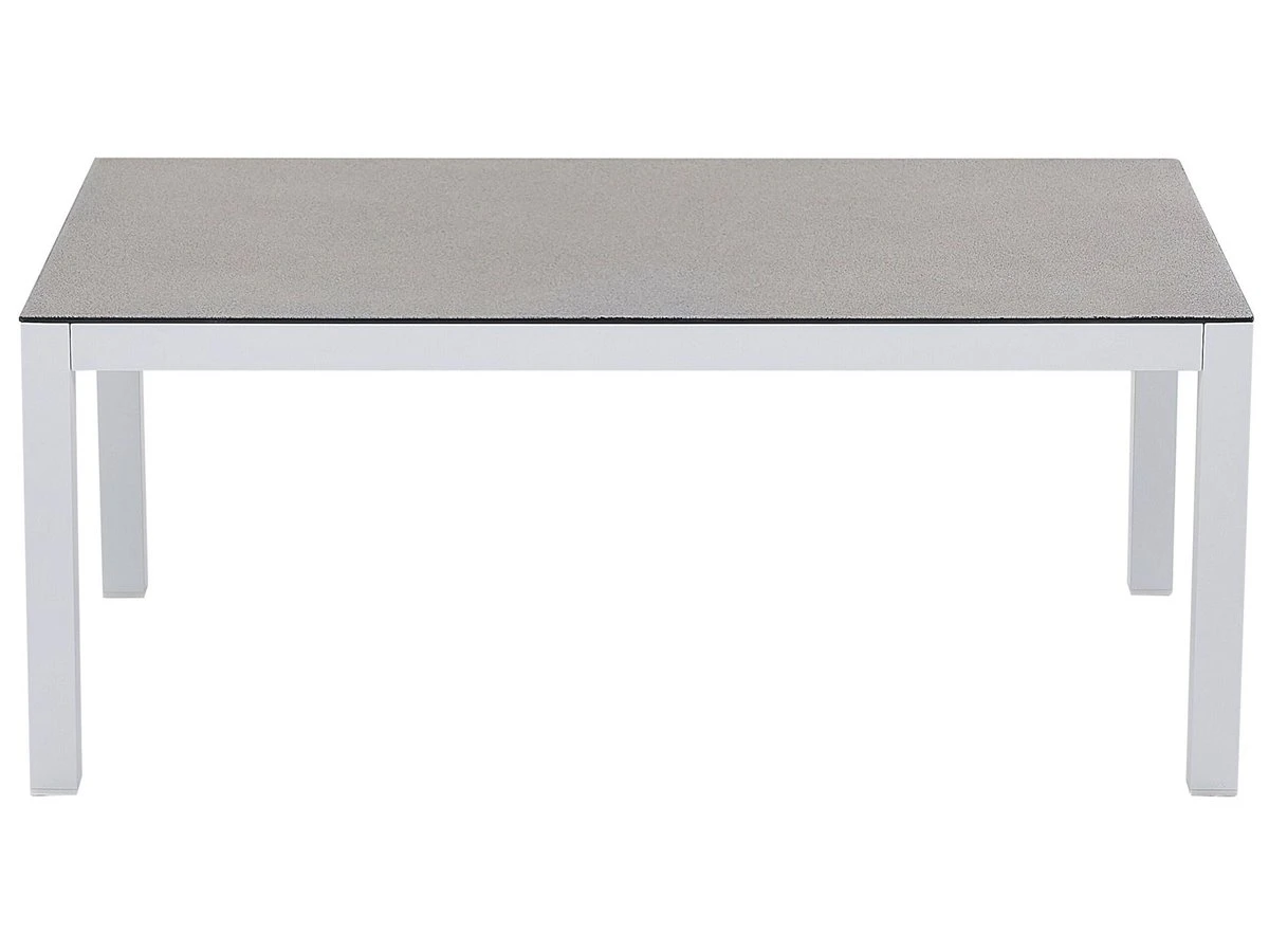 Conjunto De Jardín 5 Plazas De Metal Blanco/marrón/beige BORELLO - Imagen 12