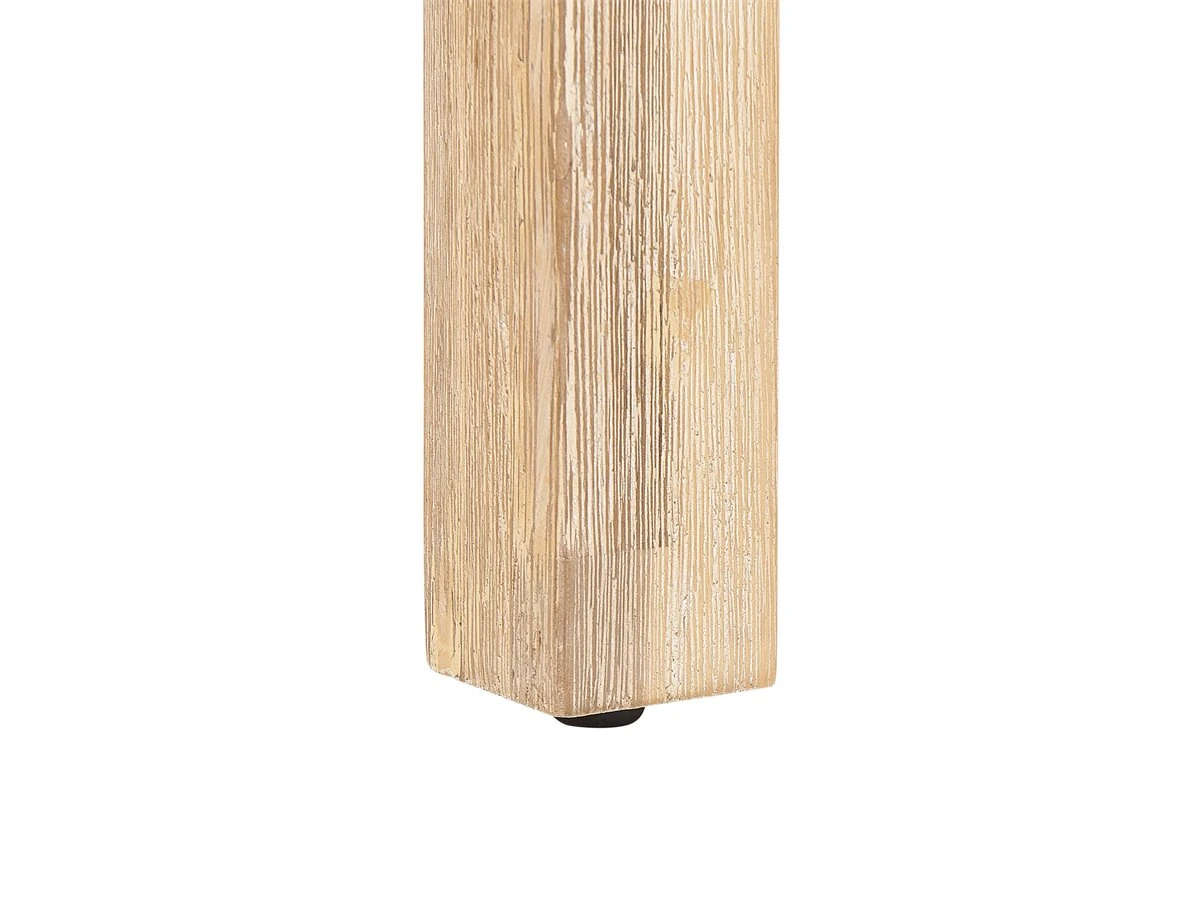 Mesa De Comedor De Cemento Reforzado Gris/madera Clara 180 X 90 Cm OSTUNI - Imagen 8