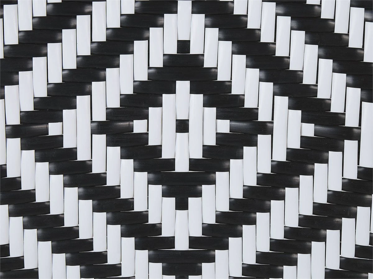 Conjunto De 4 Sillas De Jardín Negro/blanco RIFREDDO - Imagen 12