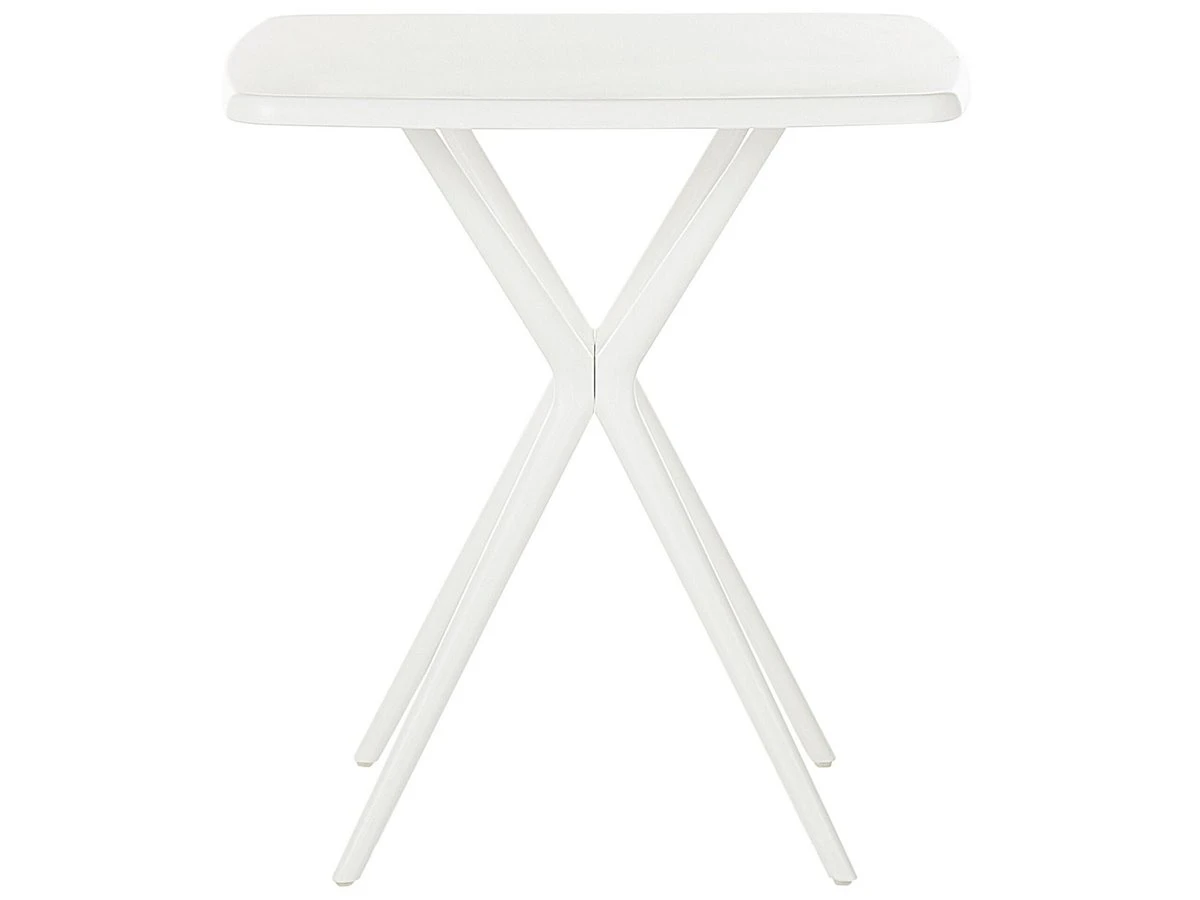 Conjunto De Comedor 4 Plazas De Material Sintético Blanco/negro SERSALE/CAMOGLI - Imagen 12