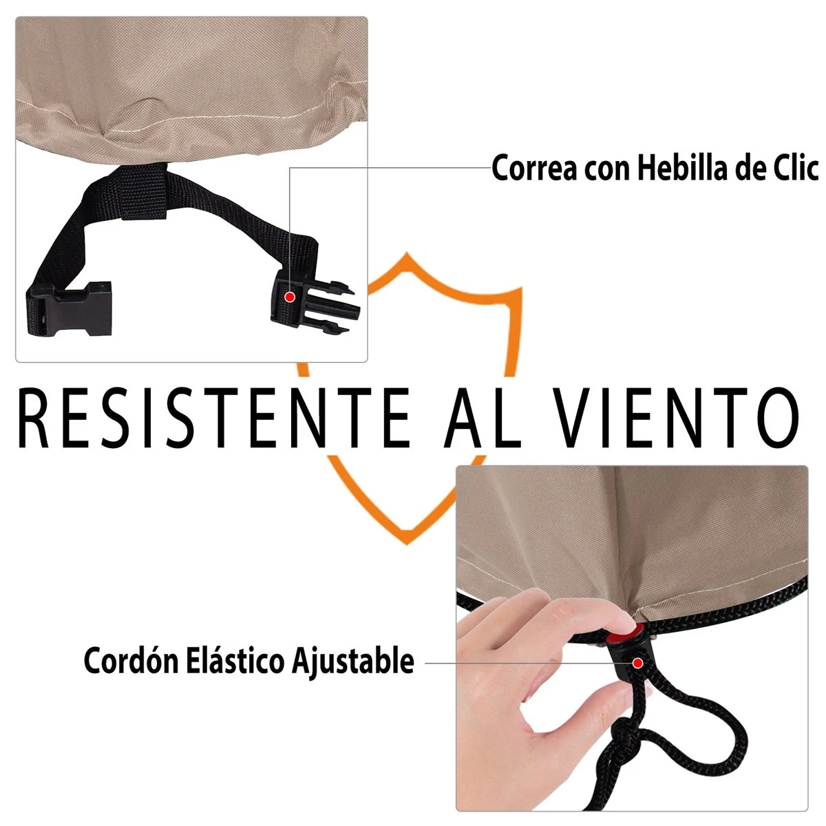 Outsunny Funda Protectora Para Banco 2-3 Plaza Cubierta De Muebles Impermeable Exterior Jardín Protección Contra Lluvia Y Sol 152x87x59/79cm 600D Tela Oxford - Imagen 4