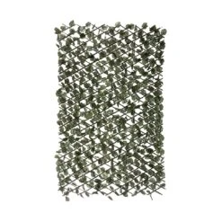 Acomoda Textil – Celosía Extensible De Mimbre Natural Con Hojas 120x180 Cm.