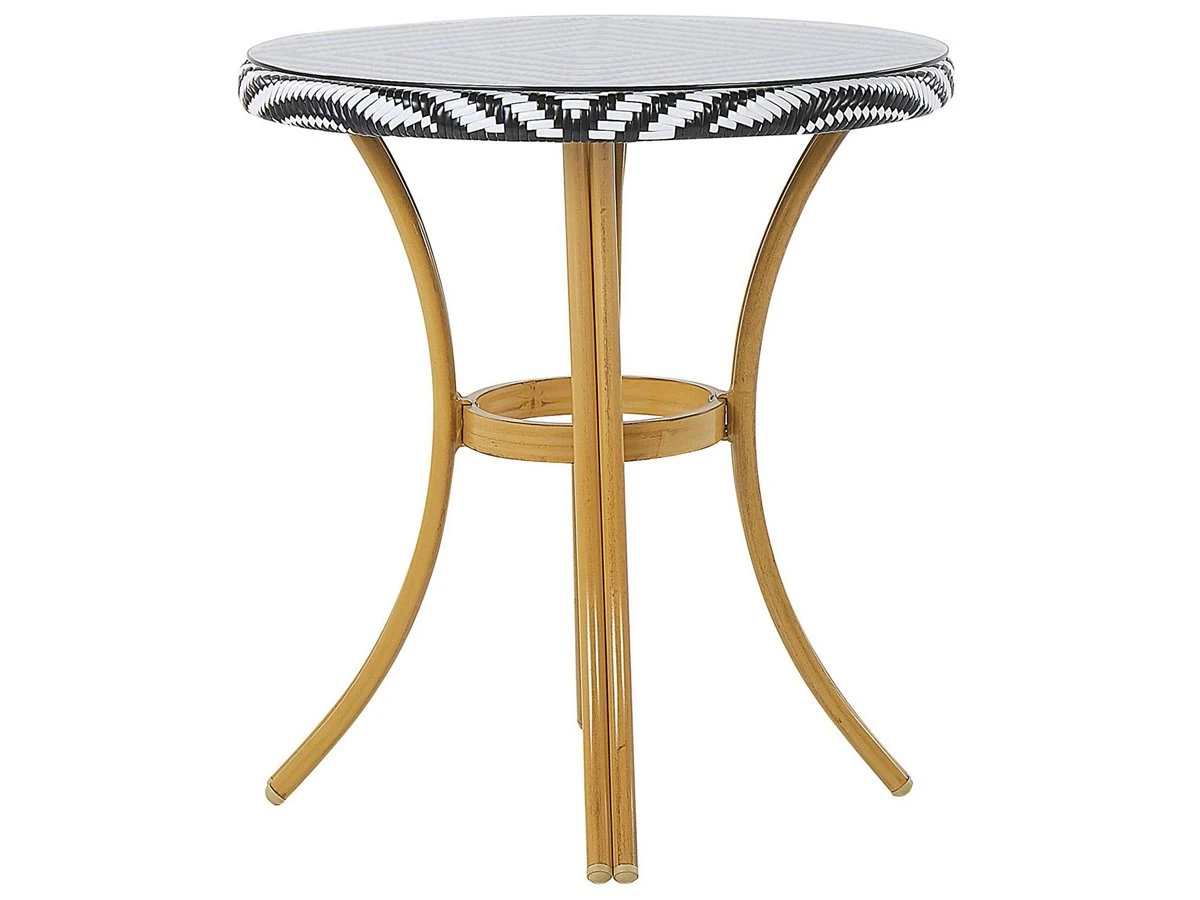 Conjunto De Jardín 4 Plazas Negro/blanco RIFREDDO - Imagen 12