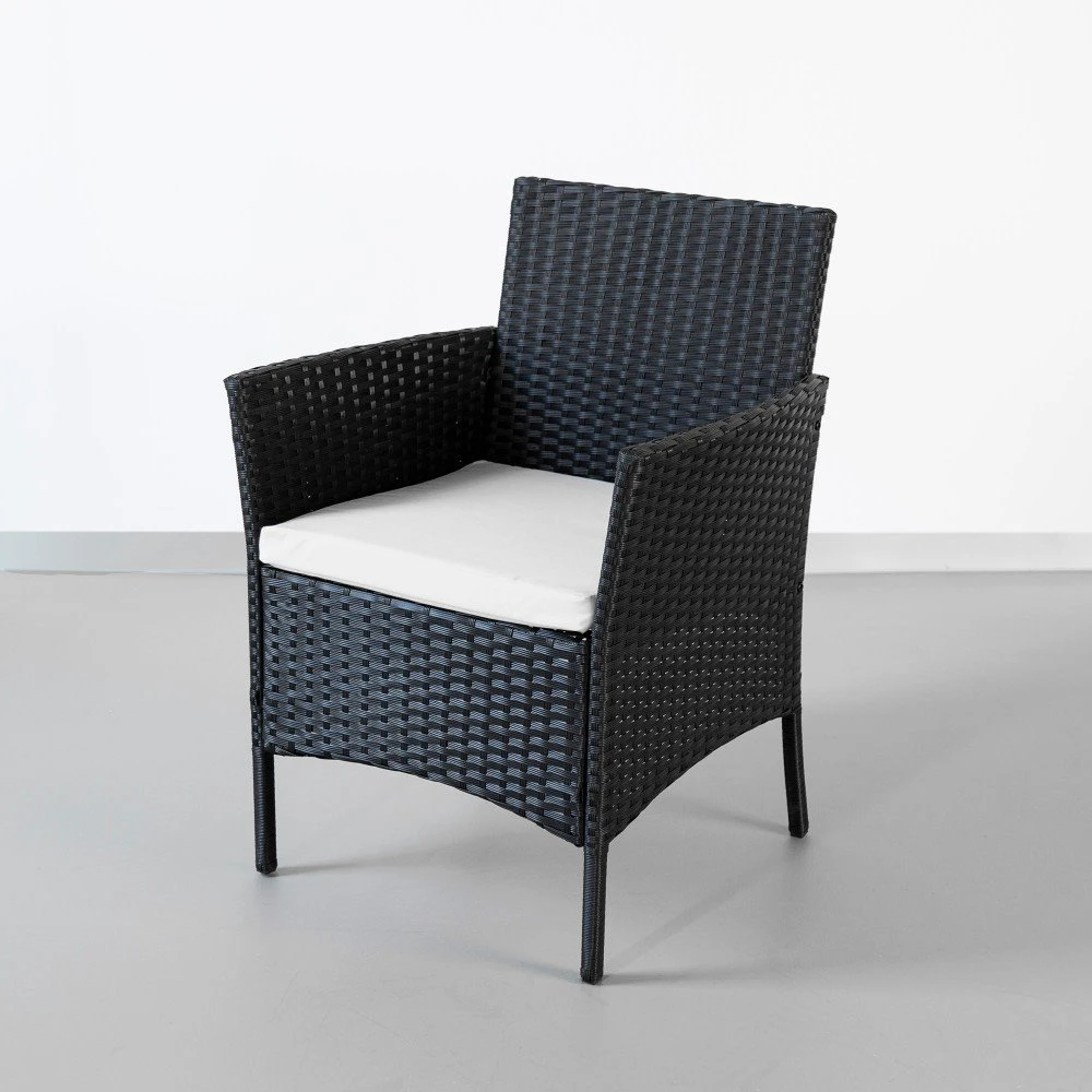 Conjunto Muebles Terraza Y Jardín Ratán C/2 Sillones, 1 Sofá Y 1 Mesa Aktive - Imagen 7