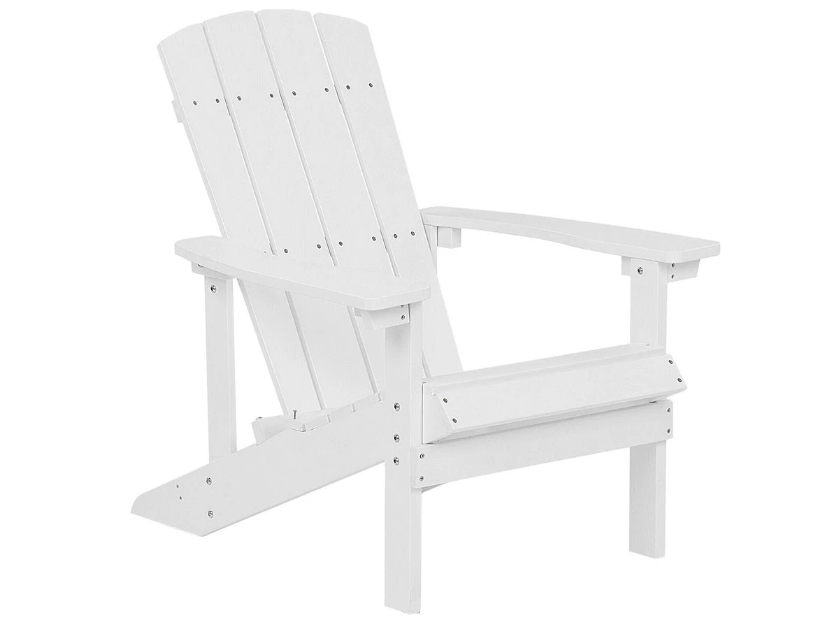 Silla De Jardín Blanca Con Reposapiés ADIRONDACK - Imagen 4