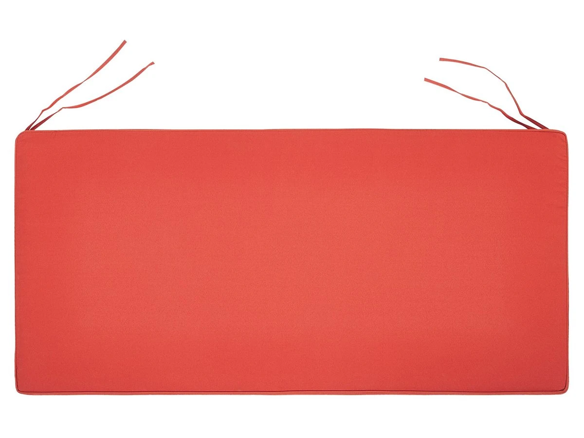 Banco De Jardín De Madera Con Cojín Terracota 120 Cm VIVARA - Imagen 8