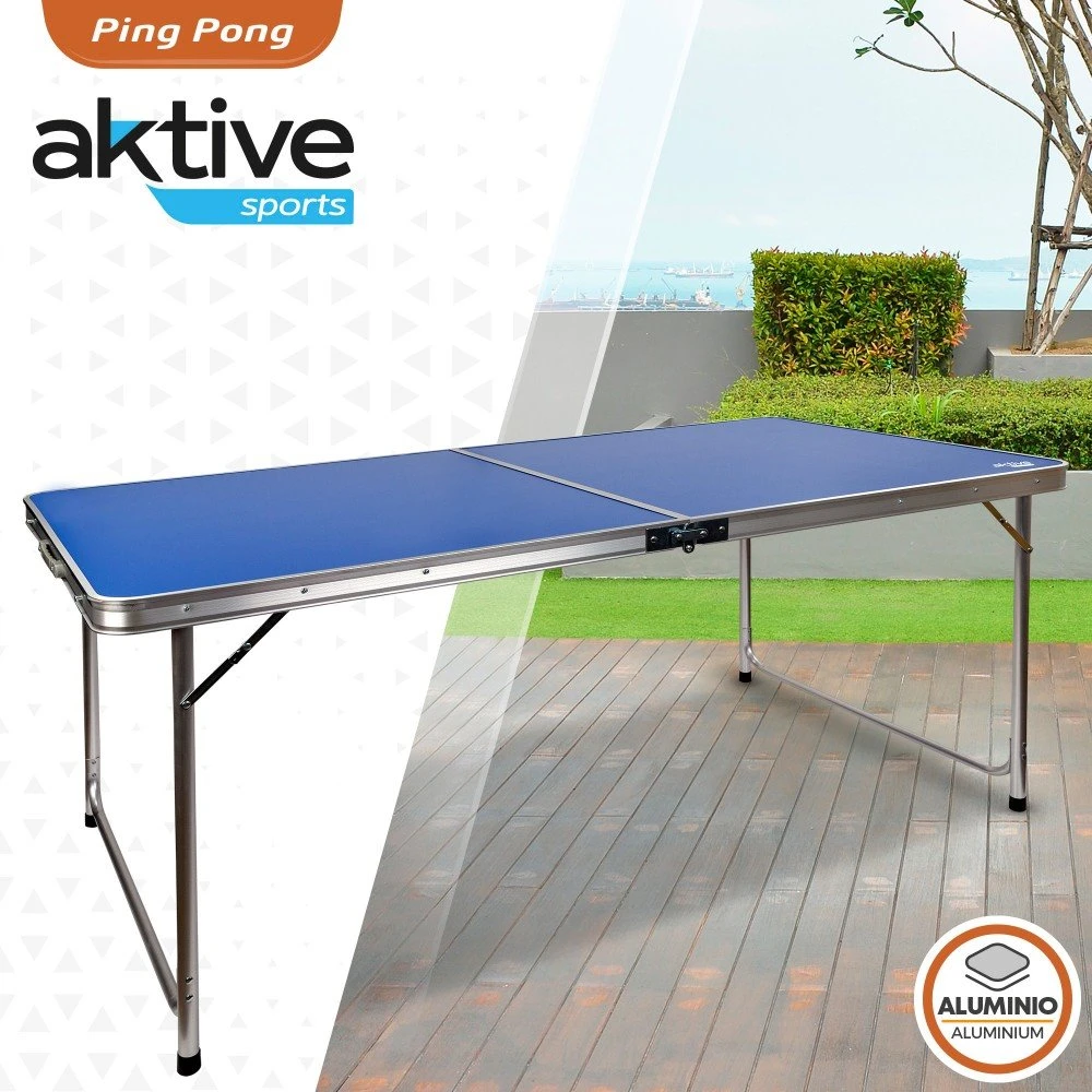 Mesa Ping Pong Plegable De Camping Aktive - Imagen 2