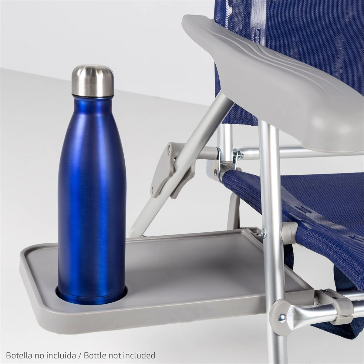 Silla De Playa Multiposición Plegado Slim C/mesa Y Cojín Aktive - Imagen 6