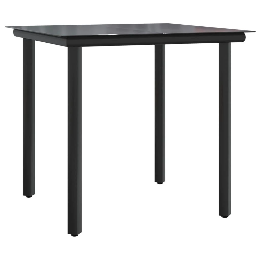 Set Comedor De Jardín 3 Pzas Con Cojines Ratán Sintético Negro VidaXL - Imagen 6