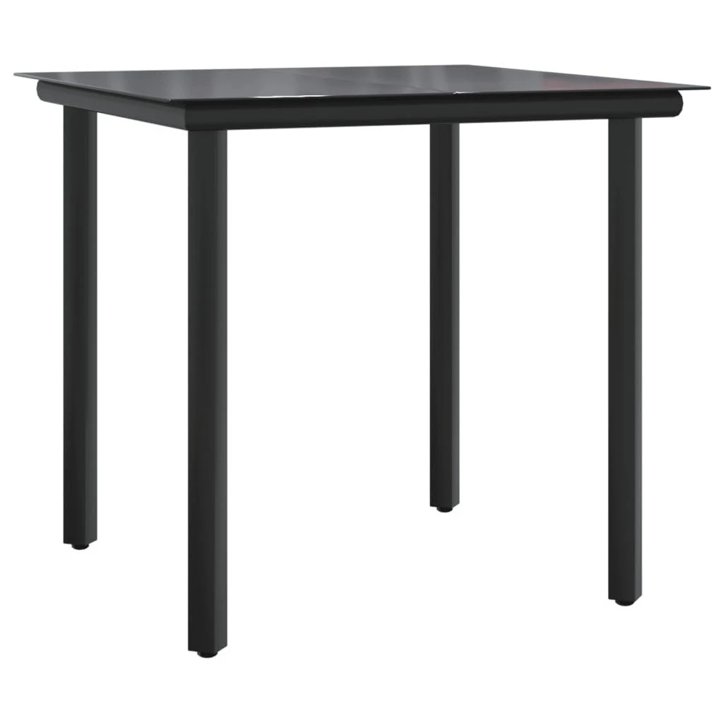 Set Comedor De Jardín 3 Pzas Con Cojines Ratán Sintético Negro VidaXL - Imagen 6
