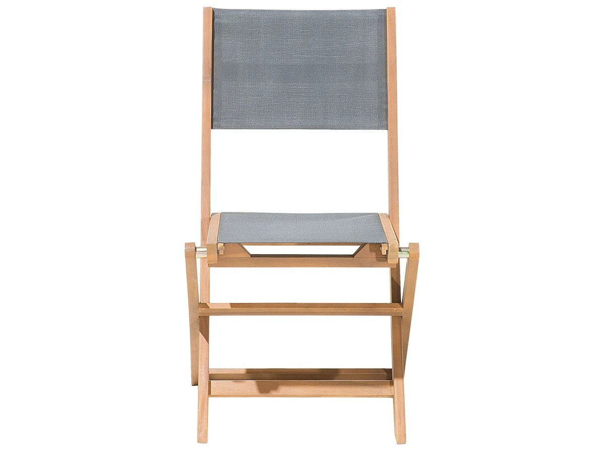 Conjunto De 2 Sillas De Madera Textileno Gris Oscuro CESANA - Imagen 5