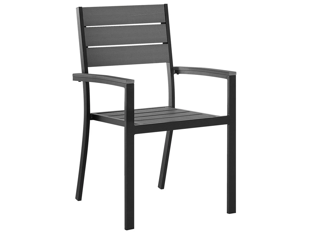 Conjunto De Jardín 4 Personas Gris PRATO - Imagen 5