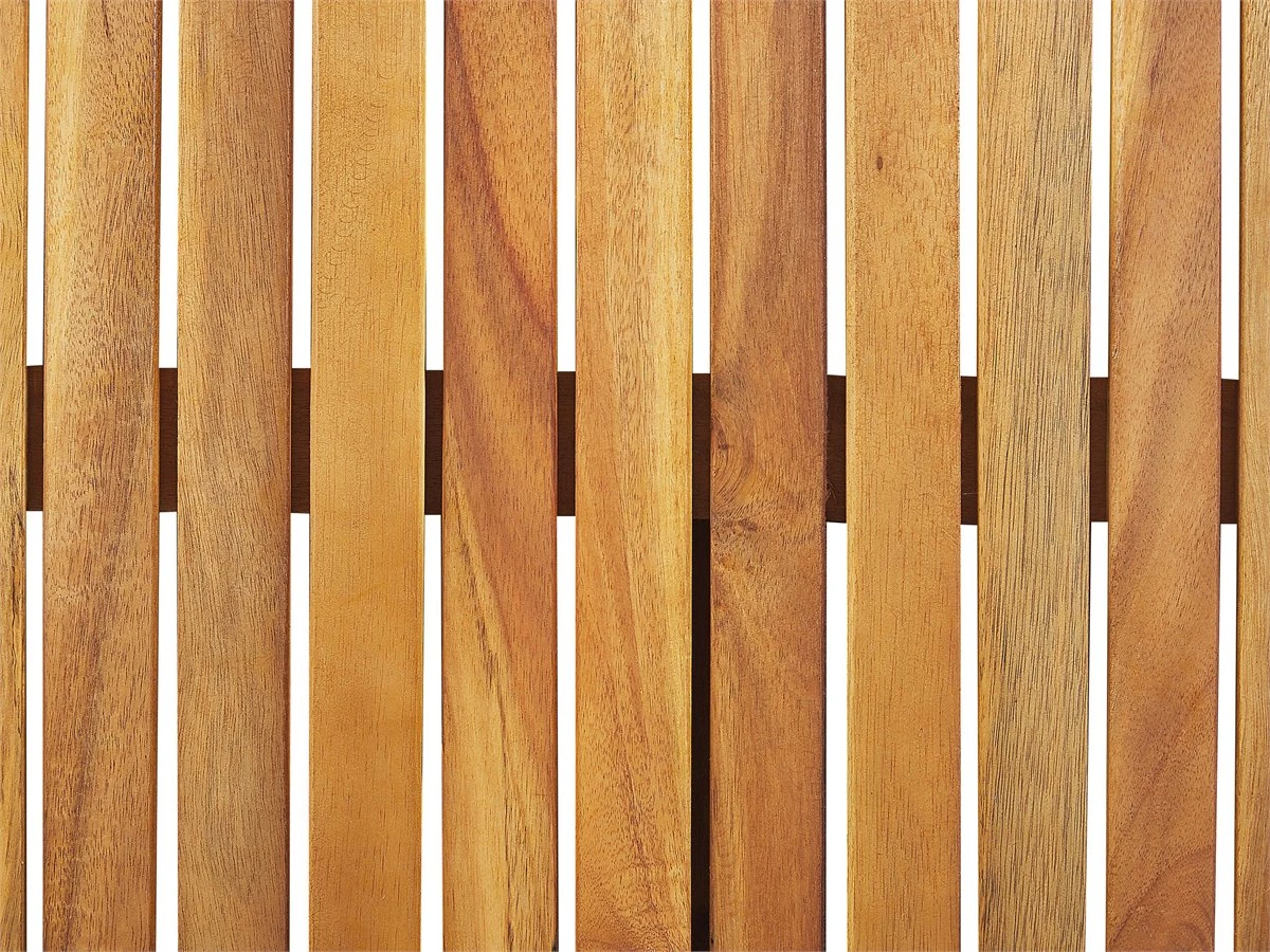 Mesa De Jardín De Madera De Acacia Clara 60 X 40 Cm UDINE - Imagen 12