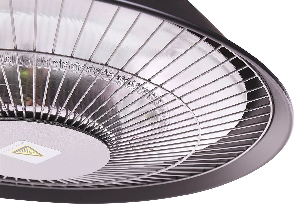 Estufa Eléctrica De Metal Negro 1500 W SANGAY - Imagen 6