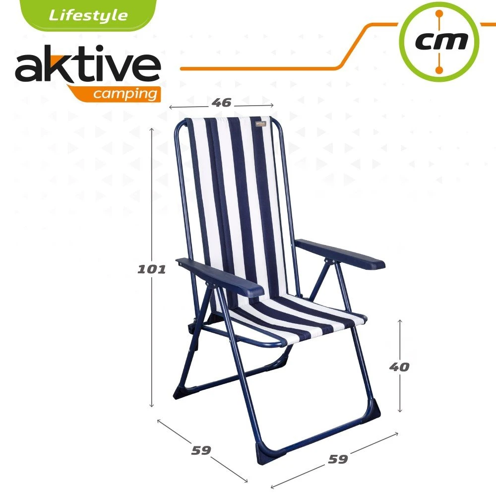 Silla Plegable 5 Posiciones Marinera Aktive Garden - Imagen 6