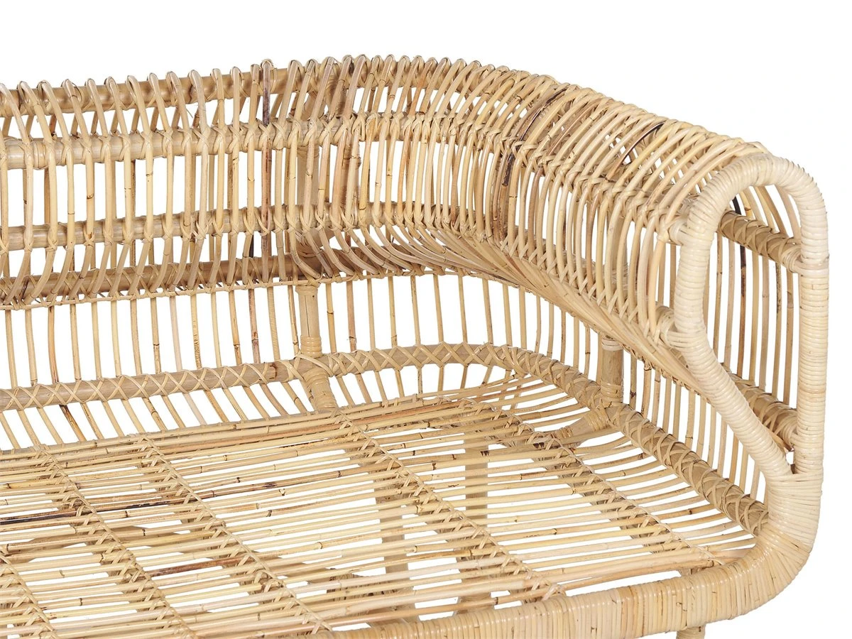 Sofá De Ratán Natural 2 Plazas DOLCEDO - Imagen 7