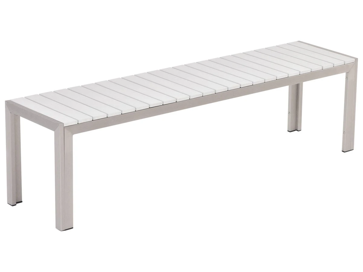 Conjunto De Jardín En Aluminio Blanco NARDO - Imagen 5