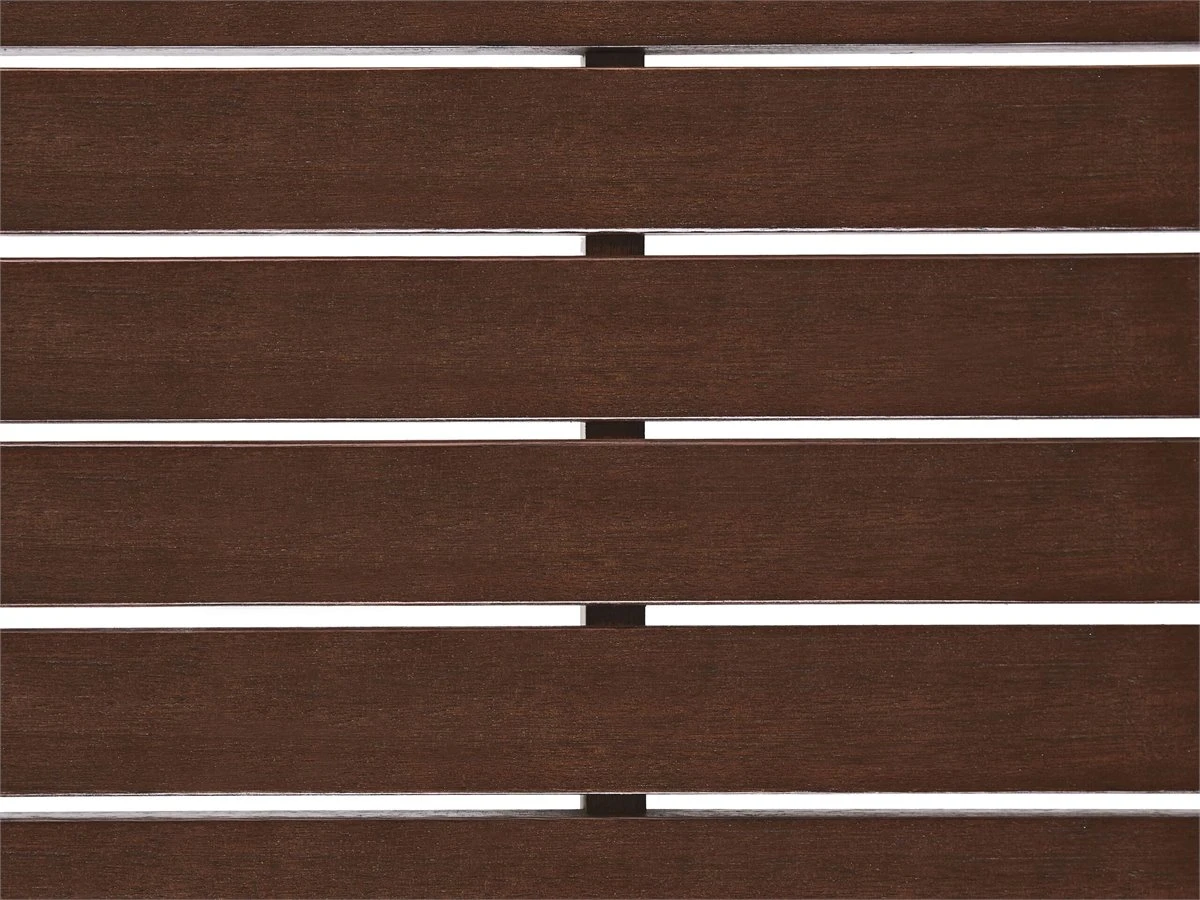 Banco De Jardín Madera Oscura 160 Cm TUSCANIA - Imagen 7