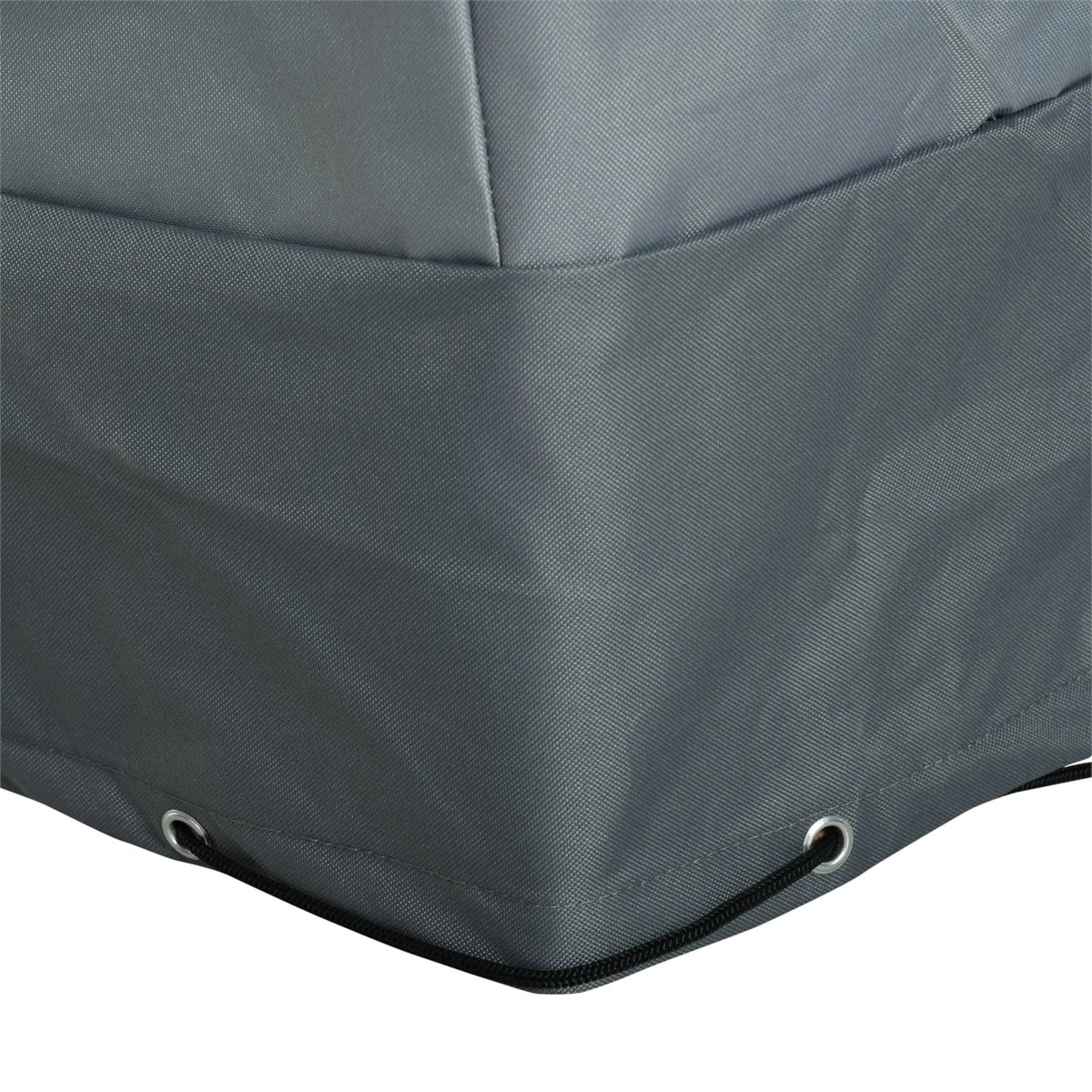 Outsunny Funda Protectora Para Muebles De Jardín Tela Oxford 600D Impermeable Cubierta De Muebles De Mesas Sillas Sofás Exterior Con Cordón Y Hebilla 190,5x72x76 Cm Gris - Imagen 4