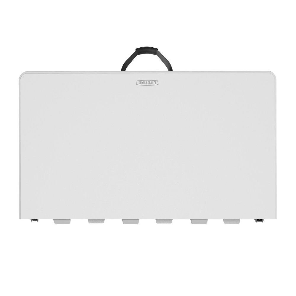 Mesa Cuadrada Plegable Blanco 94x94x74 Cm LIFETIME - Imagen 2