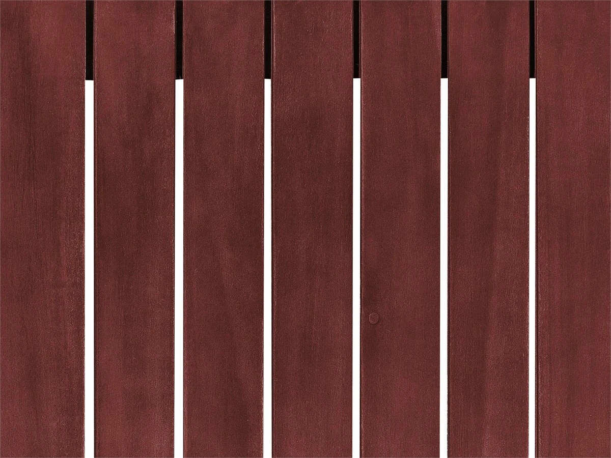 Mesa De Centro De Madera De Acacia Oscura/rojo Oscuro 90 X 75 Cm TIMOR II - Imagen 4