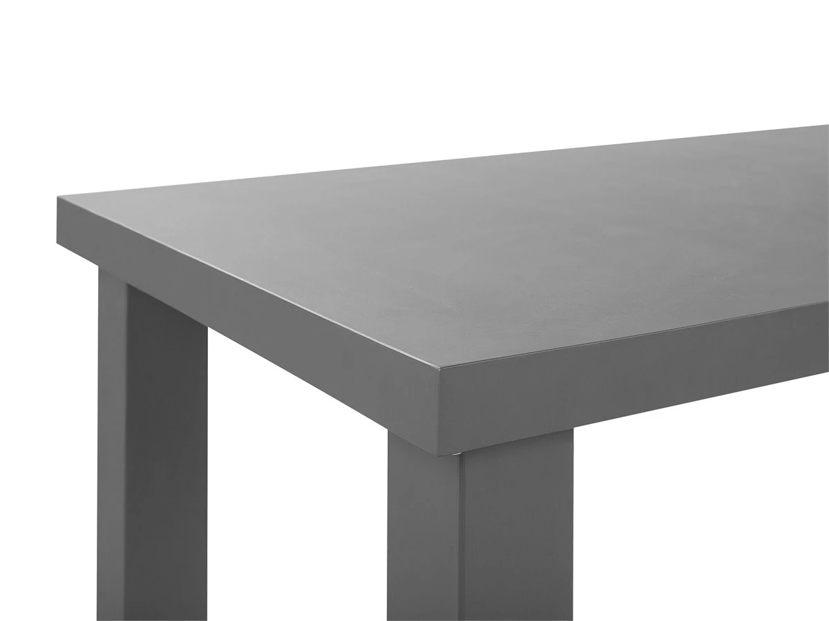 Conjunto De Jardín De Cemento Reforzado Mesa Y 2 Bancos Gris TARANTO - Imagen 7