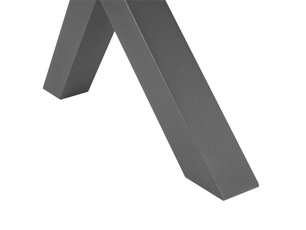 Mesa De Jardín De Metal Gris 200 X 105 Cm CASCAIS - Imagen 7