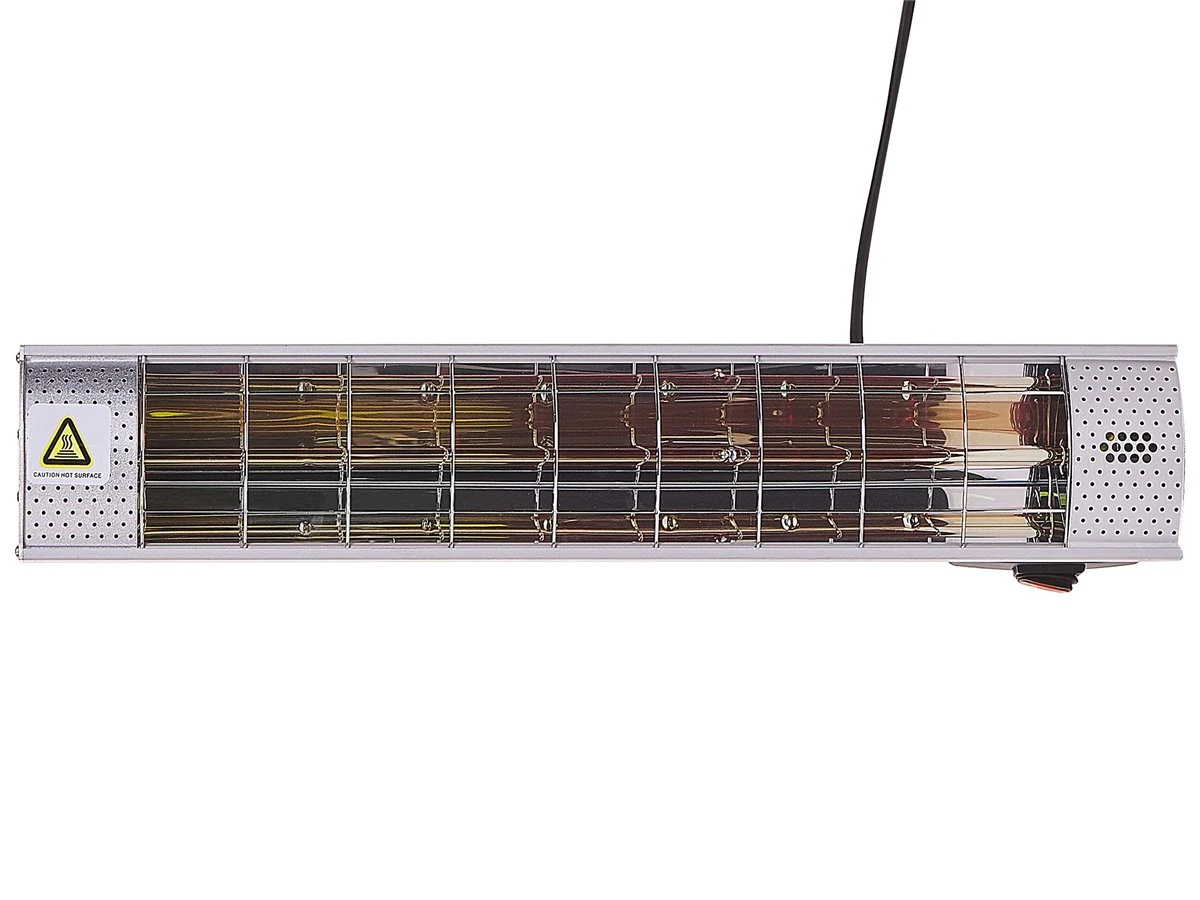 Estufa Eléctrica De Metal Plateado 2000 W BROMO - Imagen 4