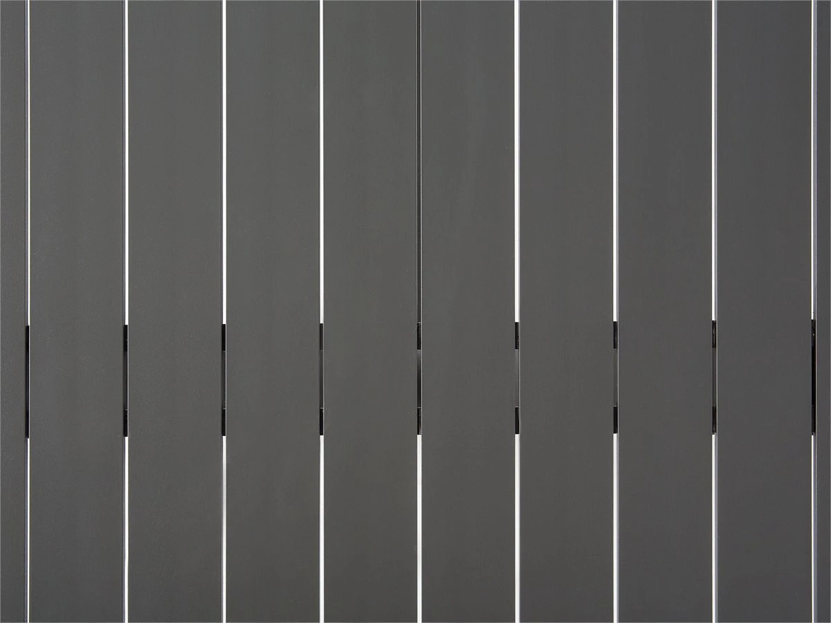 Mesa De Jardín De Metal Gris 200 X 105 Cm CASCAIS - Imagen 8