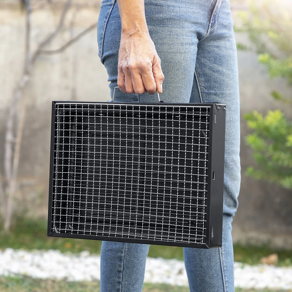 Barbacoa Plegable Portátil Para Carbón BearBQ InnovaGoods - Imagen 10