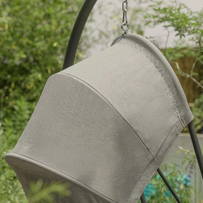 Silla Colgante Con Soporte Para Exteriores Columpio Colgante Con Marco De Acero 95 X 95 X 187cm OGS57-HG SoBuy - Imagen 4