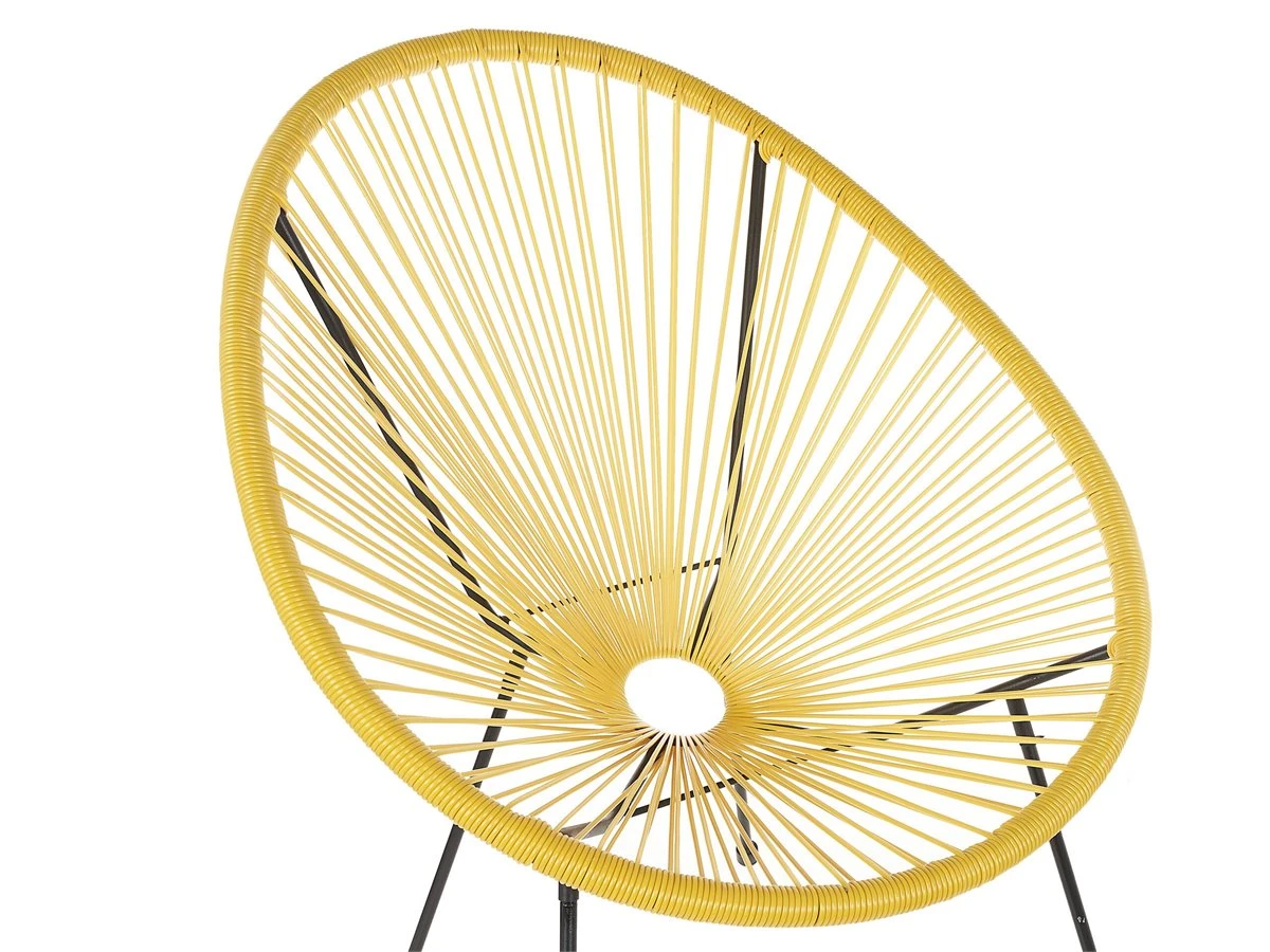 Conjunto De Balcón De Ratán Amarillo ACAPULCO II - Imagen 10