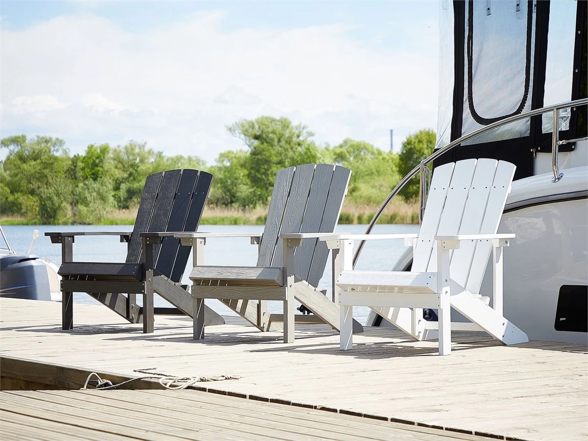 Silla De Jardín Blanca ADIRONDACK - Imagen 5