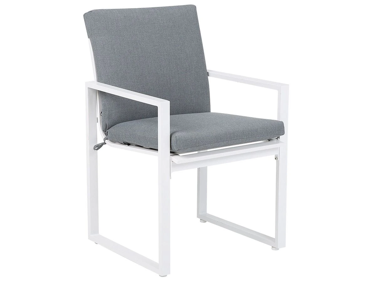 Conjunto De 2 Sillas De Jardín De Aluminio PANCOLE - Imagen 4