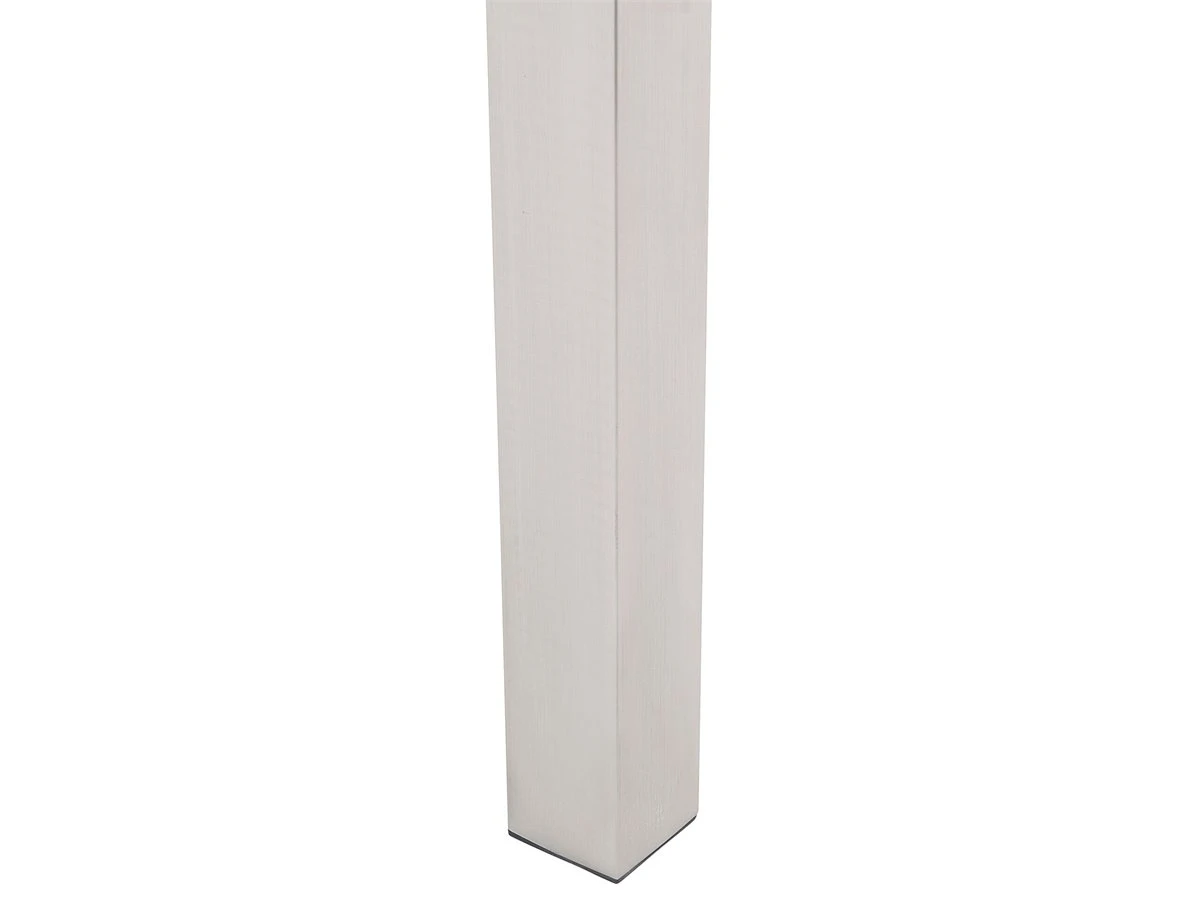 Mesa De Comedor De Metal/granito Gris Oscuro/plateado 220 X 100 Cm GROSSETO - Imagen 10