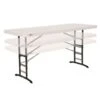 Mesa Plegable Ajustable En Altura LIFETIME 183x76x61-91 Cm