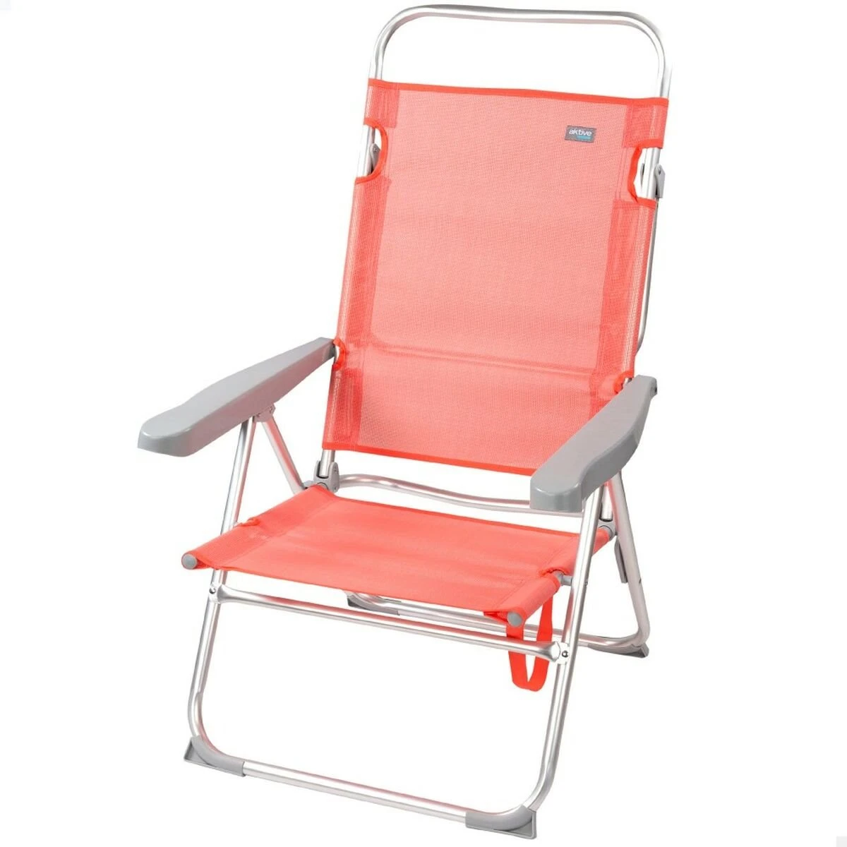 Silla Plegable Aktive Flamingo Coral 48 X 99 X 57 Cm (4 Unidades) - Imagen 2