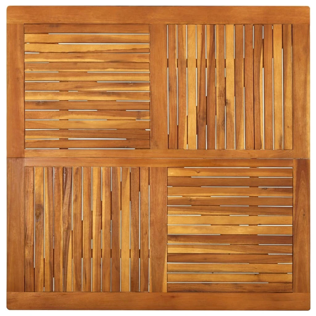 Juego De Comedor Para Jardín 5 Piezas Marrón VidaXL - Imagen 5