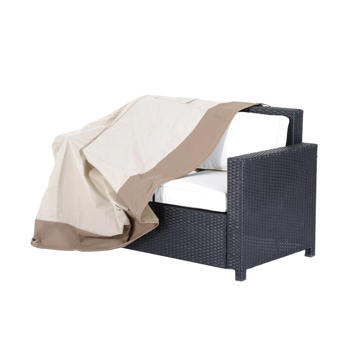 Outsunny Funda Protectora Para Banco 2-3 Plaza Cubierta De Muebles Impermeable Exterior Jardín Protección Contra Lluvia Y Sol 152x87x59/79cm 600D Tela Oxford - Imagen 7
