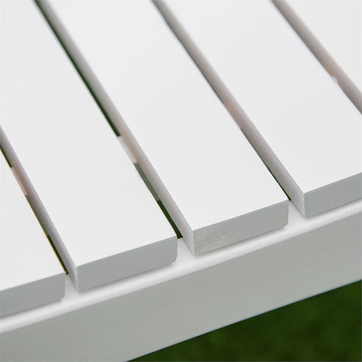 Outsunny Banco De Madera Maciza Exterior De 2 Plazas 123x61x89,5 Cm Banco De Jardín Con Respaldo Decorativo Y Reposabrazos Para Terraza Balcón Patio Carga 250 Kg Blanco - Imagen 5