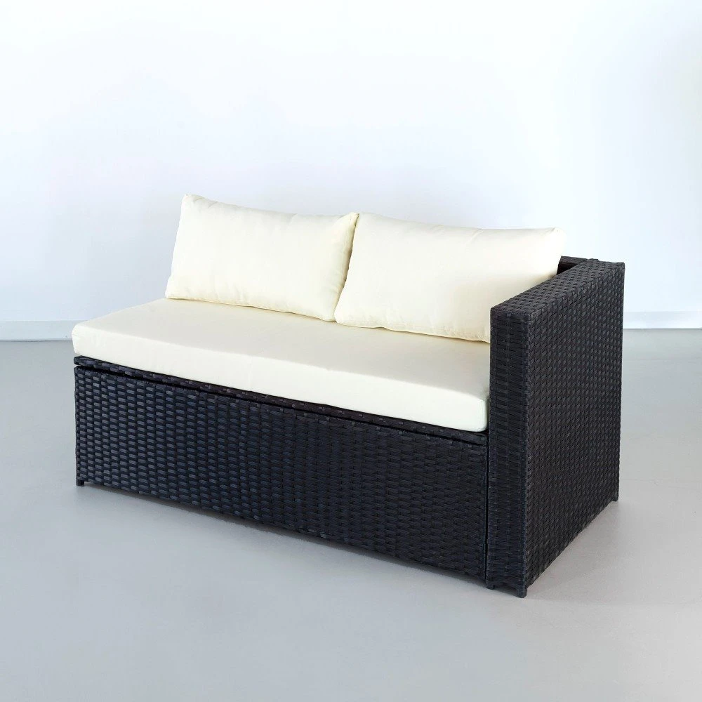 Conjunto Muebles Terraza Y Jardín Ratán C/sofá Modular Y Mesa Aktive - Imagen 7