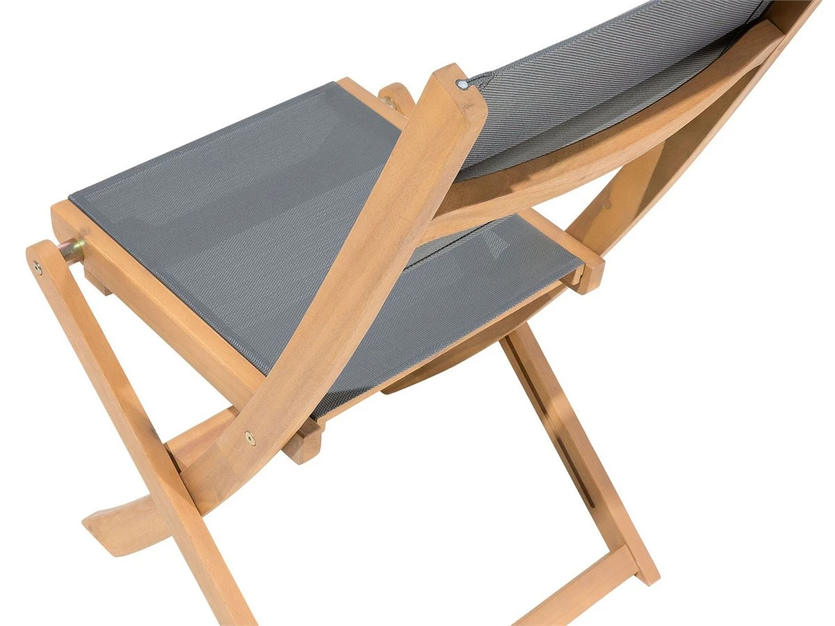 Conjunto De 2 Sillas De Madera Textileno Gris Oscuro CESANA - Imagen 11