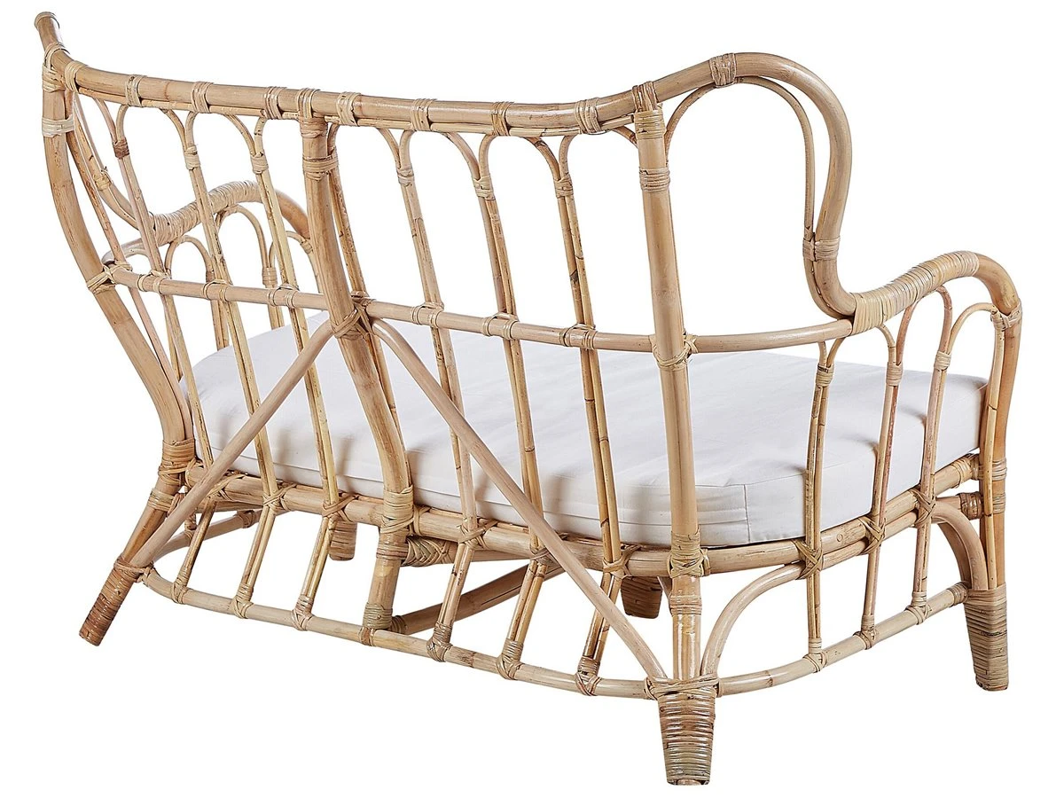 Conjunto De Jardín 4 Plazas De Ratán Natural/beige Crema BRINDISI - Imagen 7