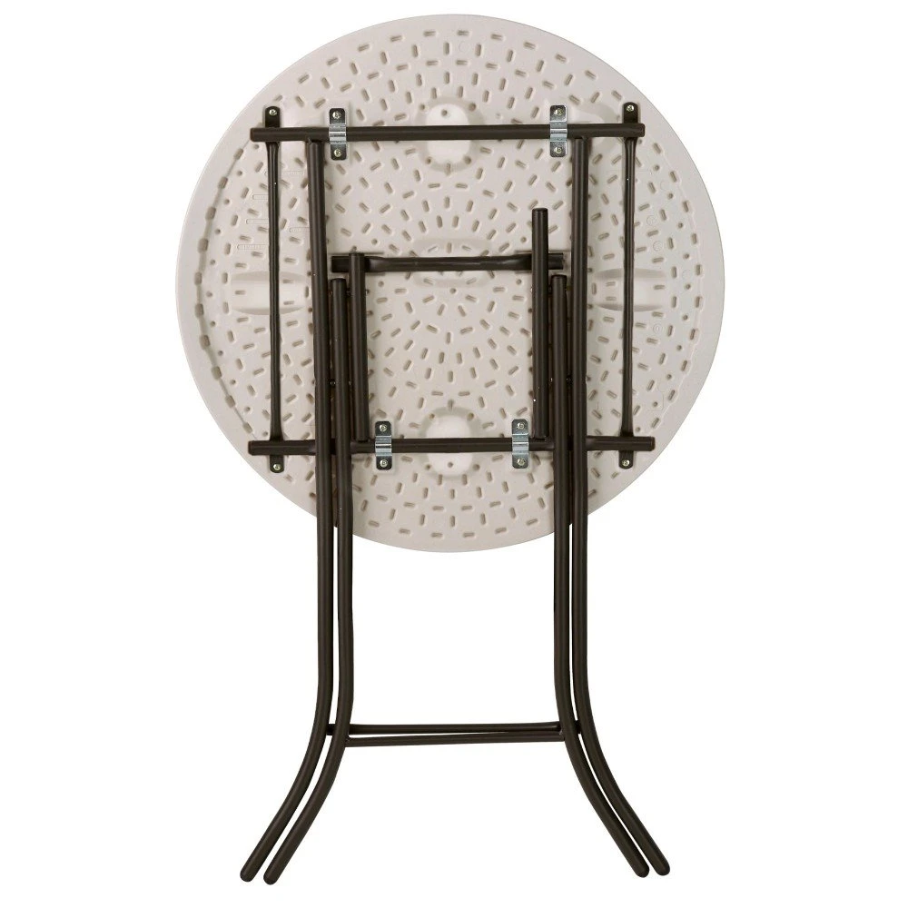 Mesa Redonda Plegable Cocktail LIFETIME Ø84 X 110 Cm - Imagen 2